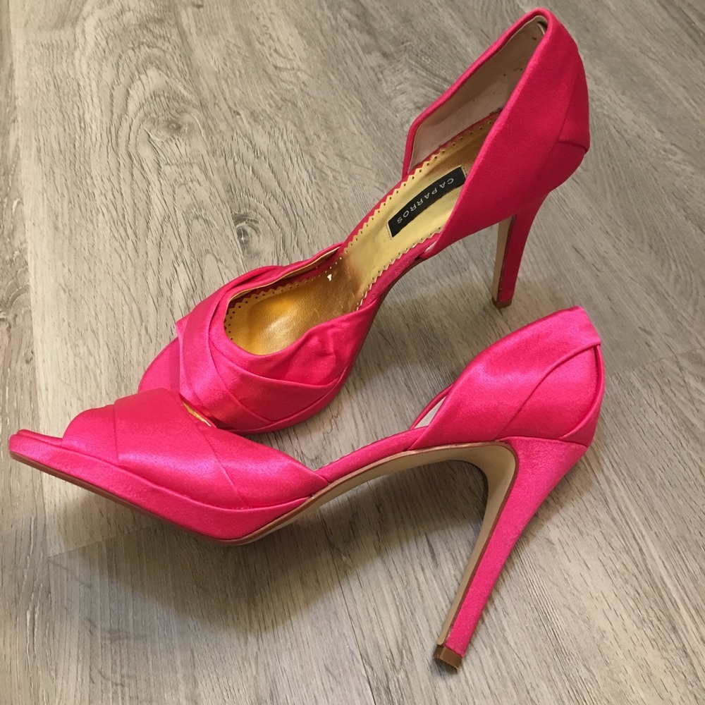 Caparros hot pink heels